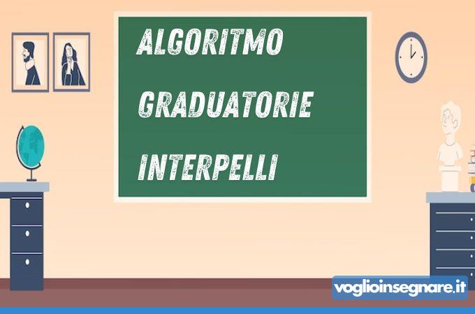 algoritmo, graduatorie, interpelli