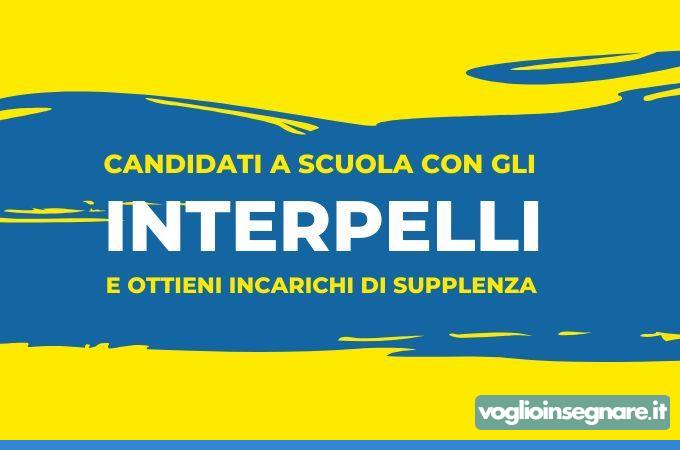 Candidati a scuola con gli interpelli e ottieni incarichi di supplenza